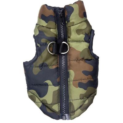 Nepromokavý kabátek pro psy Zimní oblečení pro štěně Camo vzor Bunda pro malého psa Čivava Yorkie Oblečení