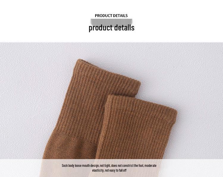 Women's Cashmere Five-Toe Socks - Thick, Warm, and Sweat-Absorbent for Autumn and Winter