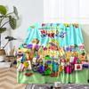 Coperta stampata a tema Numberblocks - Perfetta per divano, letto, viaggi e uso all'aperto | Lavabile in lavatrice, accogliente e resistente.