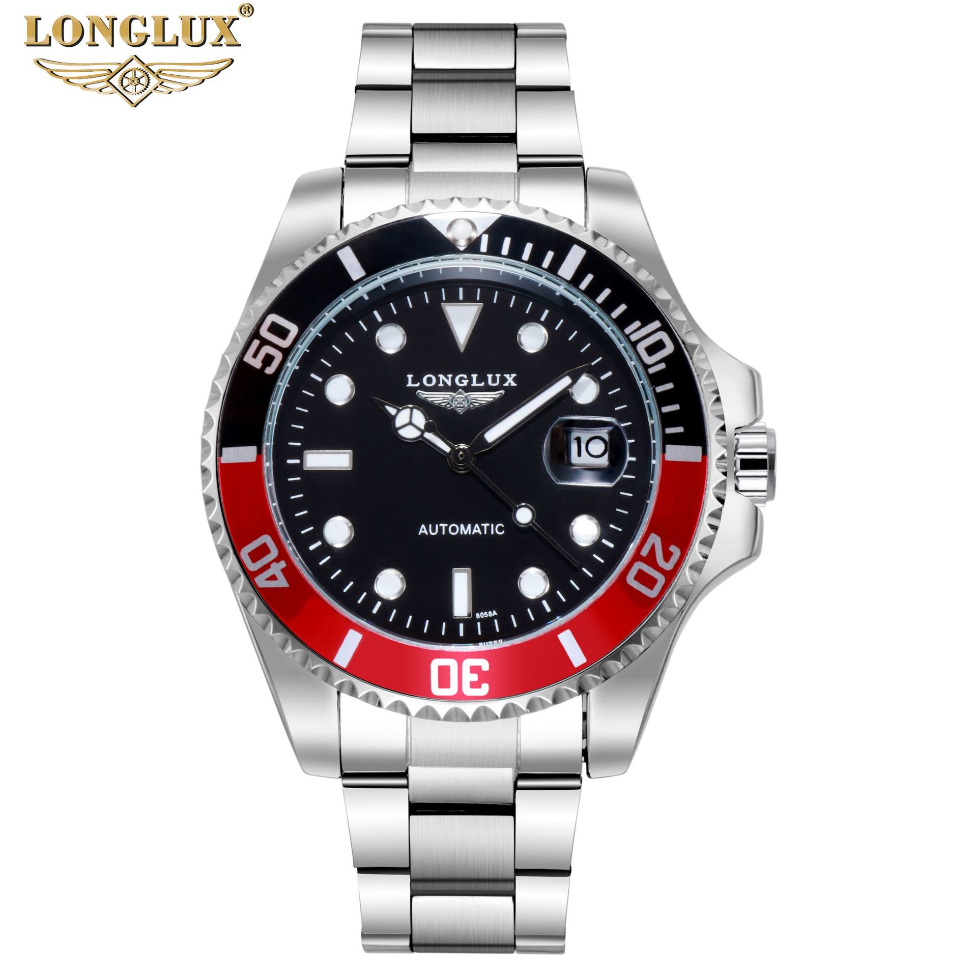 

Чоловічий автоматичний механічний годинник LONGLUX Aqua Ghost WATCH Водонепроникний чоловічий годинник