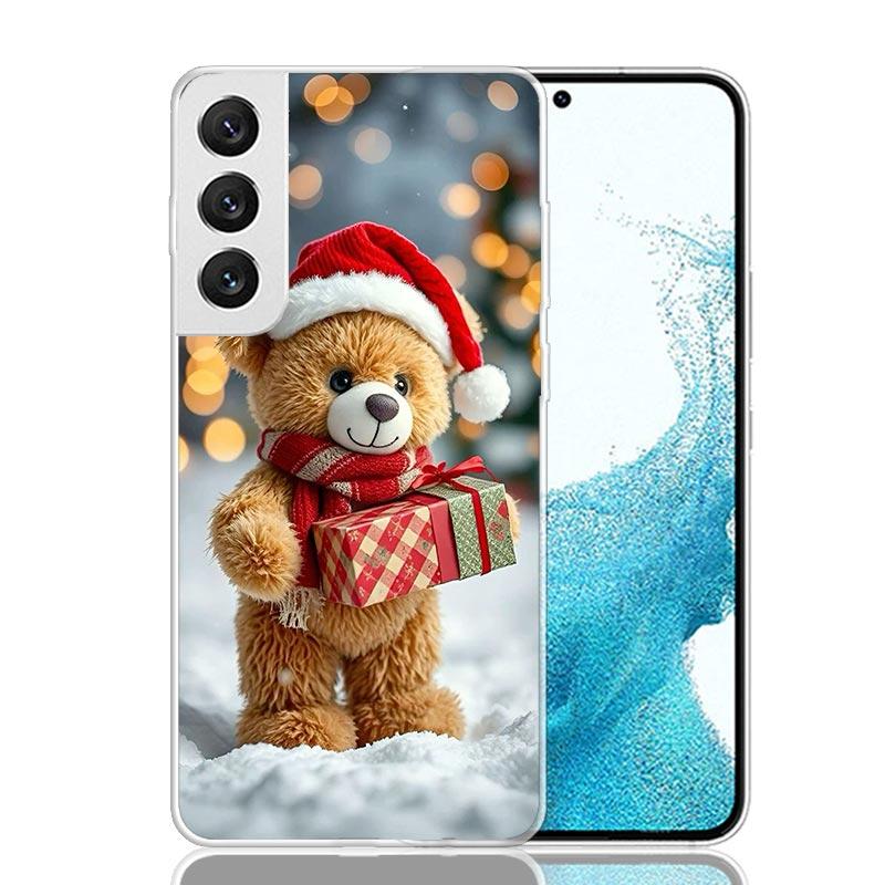 Animal Brown Cute Bear Phone Case For Samsung Galaxy S26 S25 Edge S24 S23 FE S22 Ultra S21 Plus S20 + Fundas Cover Coque Galaxy