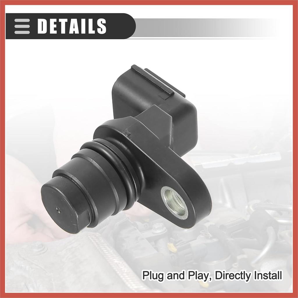 ACROPIX Camshaft Position Sensor, for Honda Accord 2008-2012, ABS, No.37510-R40-A01, Black, 2 Pcs Car Parts