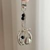 Cute Creative 3D Earphones Beading Pendant Keychain Mobile Phone Chain Earphone Charm Backpack Hanging Decoration Accessories
