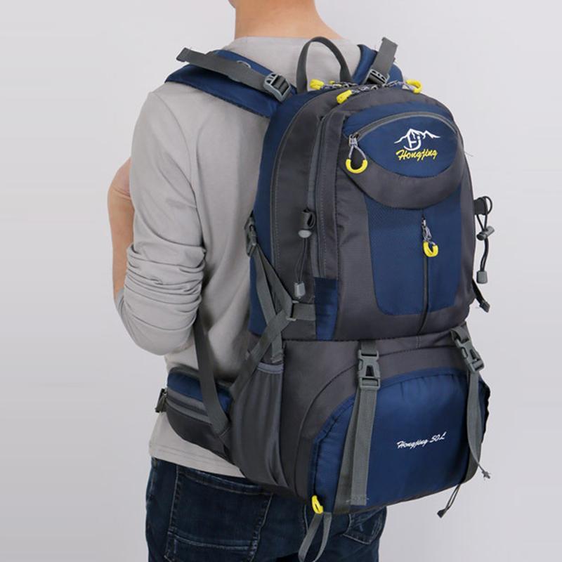 50L 60L Reiserucksack Wasserdichtes Nylon Herren Damen Wanderrucksack Rucksäcke Reise Rucksack Camping Rucksack CLE