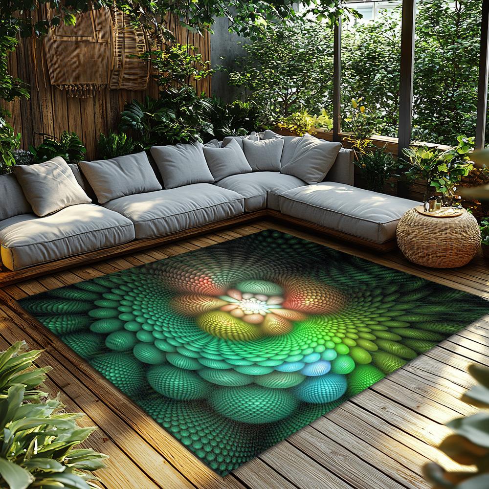 Tuniu Geometric Abstract Floor Carpet Rug Mat for Living Room Bedroom Home Decor