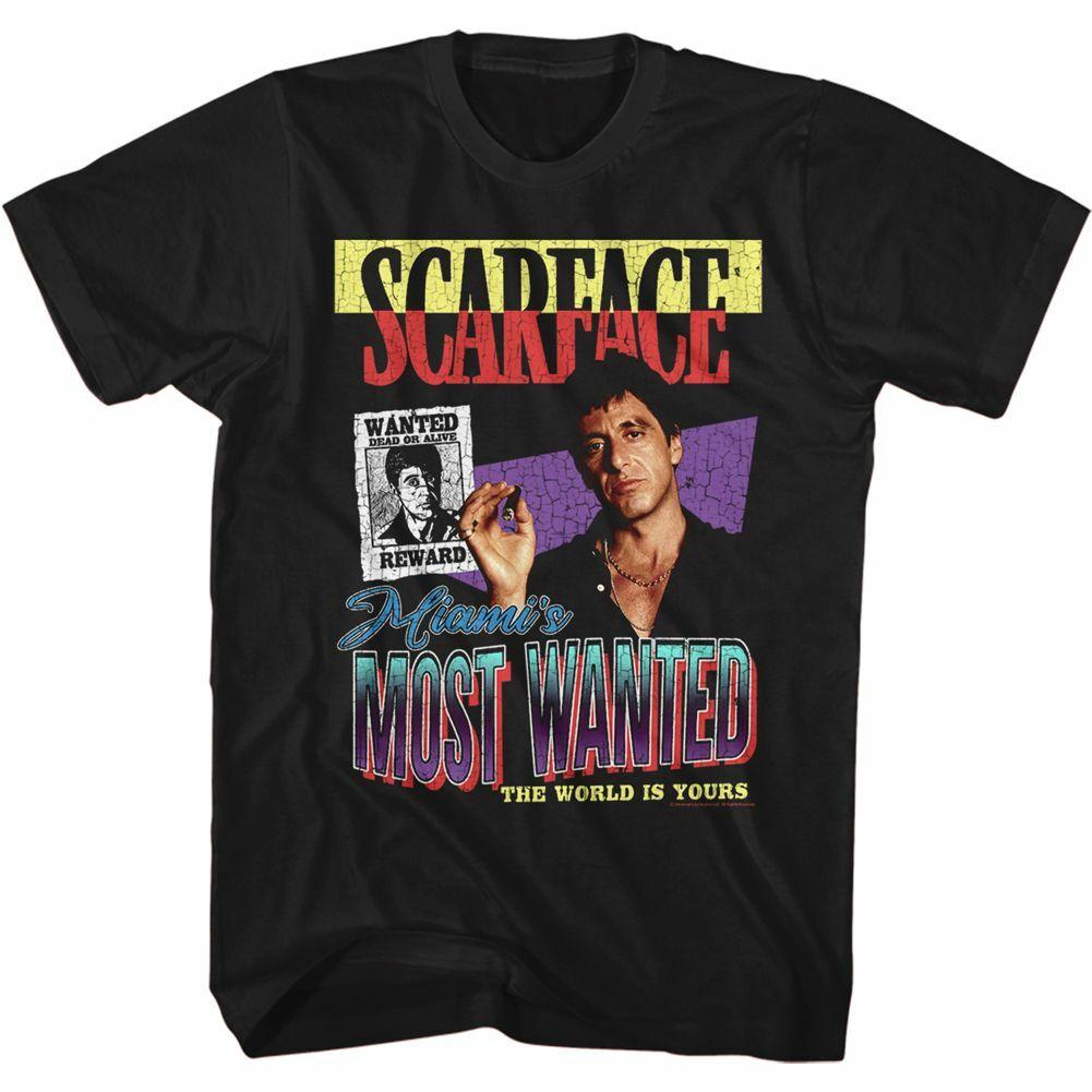 Scarface Most Wanted Black T-Shirt XXXXL