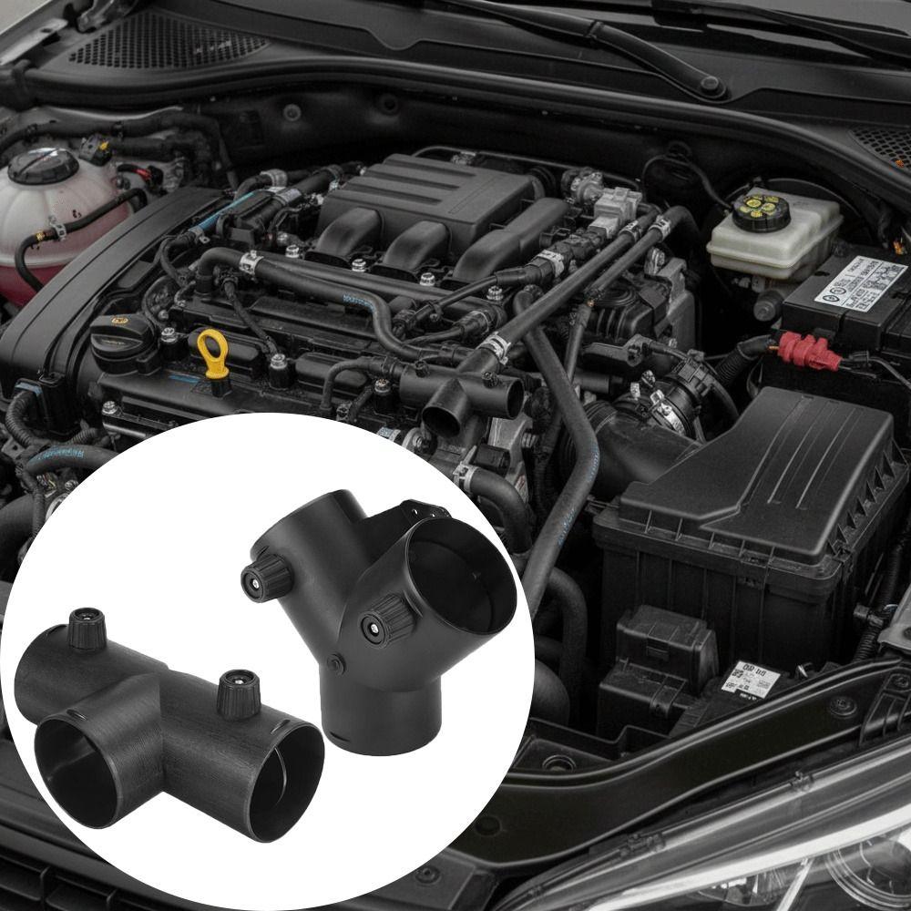 Dual Closable Air Diesel Heater Valve Flap Exhaust Pipe Connector Vent Ducting Parking Heater