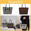 Moderne Leopardenmuster-Handtasche für Damen Geräumige Stilvolle Alltags-Tragetasche