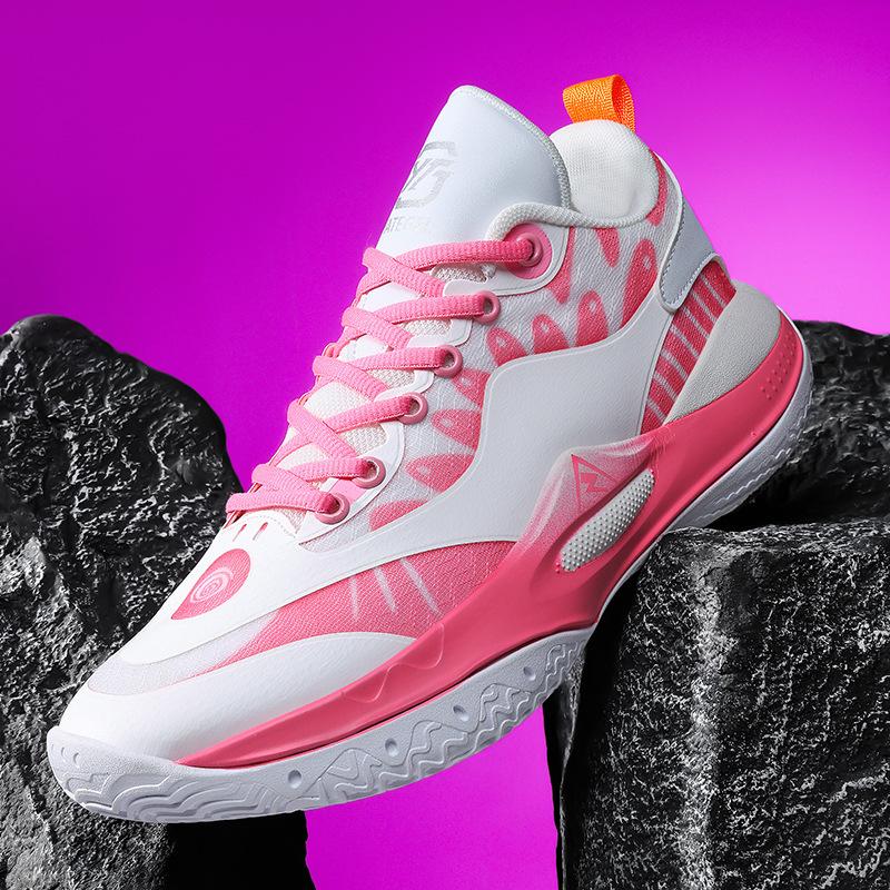 

Cushioning Rebound Basketball Shoes Men S And Women S Trendy Sports Shoes Non-Slip And Wear-Resistant Youth Sports Training Basketball Shoes 36 розовый