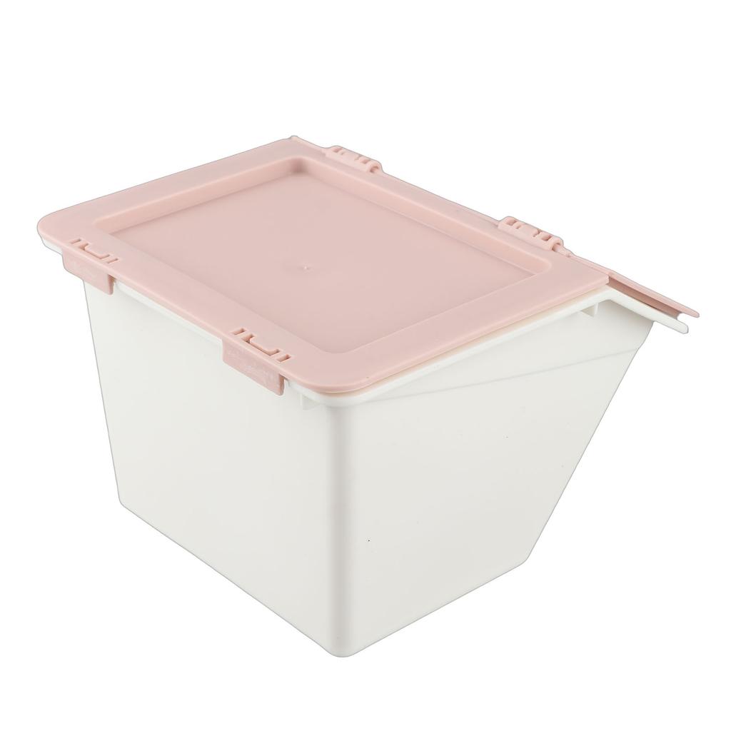 Desktop Storage Box Plastic able Cute Desk with Lid for Stationary Jewelry