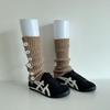 Autumn Winter Spice Girl Wool Knitted Leg Warmers Button Lace Slouchy Socks JK Calf Leg Warmers Spring Y2K