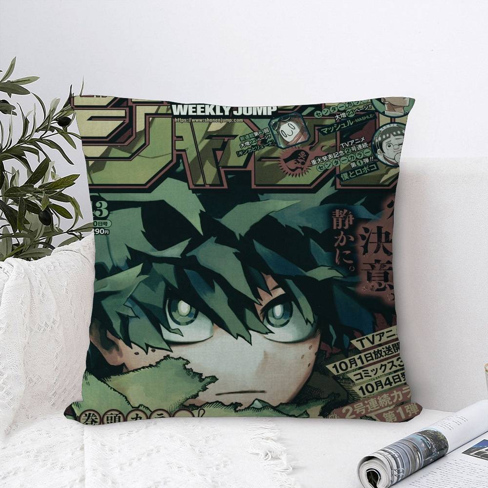 

My H-Hero A-Academia Cushion Cover Pillow Cover Decor Pillowcase Printed Cushion Case For Couch 30cmx30cm