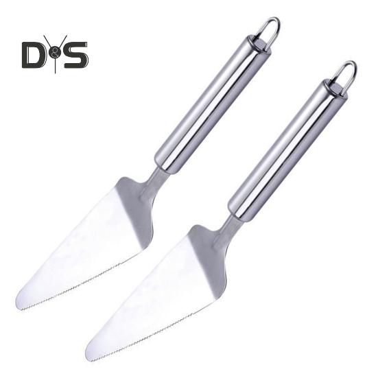 

Лопатка для свадебного торта из нержавеющей стали, инструменты для резки торта на мероприятиях, вечеринках, лопатка для нарезки торта 2pcs