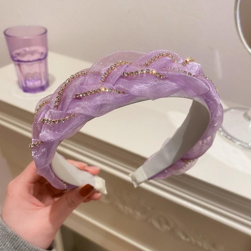 Fabric pleated headband Korean personality temperament headband versatile fashion sweet cool style hair accessories