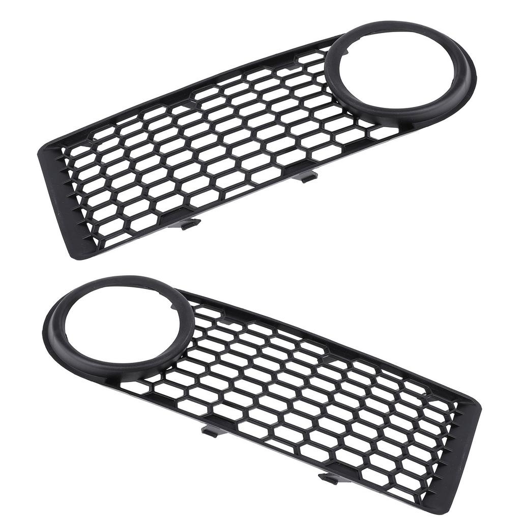 Front Bumper Fog Light Grill Shockproof Scratch Resistant Decorative Fog Lamp Cover Grill for Conver
