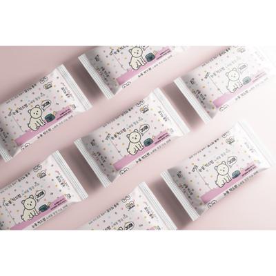 Pet To World Pet Wet Wipes, 100% Natural Cleansing Dog Wipes, Portable 30 Sheets, 12 Packs, Korean Pet Shampoo