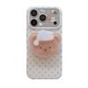 Korean Blue Polka Dot Bear Magnetic Suction Bracket Is Suitable for iphone11Promax Apple 11 Mobile Phone Case 11 Female 11.