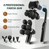 6-Heads Handhel Fascia Gun High Frequency Vibration Body Massage Gun Neck Shoulder Waist Back Handle Massager Fascia Masajeador