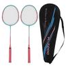 Badminton Racket Lightweight Portable Iron Alloy Frame Double Badminton Racquets for Beginner