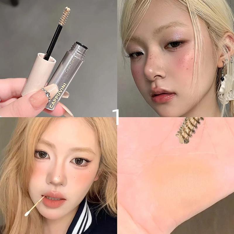 

Cappuvini Natural Dyeing Eyebrow Cream High Pigment Long-Lasting Waterproof Natural Brow Tint Enhancer Brow Mascara Cosmetic