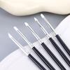 5Pcs DIY Nail Brushes Nail Art Carving Emboss UV Gel Shaping Pen Silicone Hollow Pottery Sculpture Tools Dotting Nail Brush