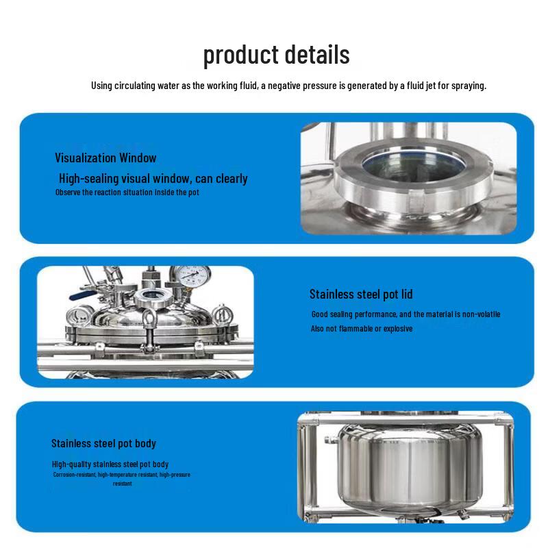 Rongyu SMT SS316 Double-Layer Lab Reactor