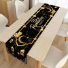 Eid Mubaraks Tablecloth Islamic Muslims Party Supplies Handmade Table Runner Table