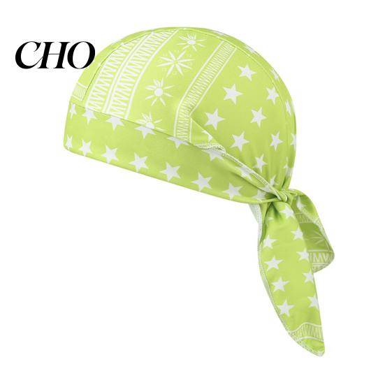 Hiking Headband Paisley Cooling Headscarf Cap Set, Sweat Wicking Adjustable Elastic Strap Bandana Straps Fit Breathable Hand Washable Headwrap Hat