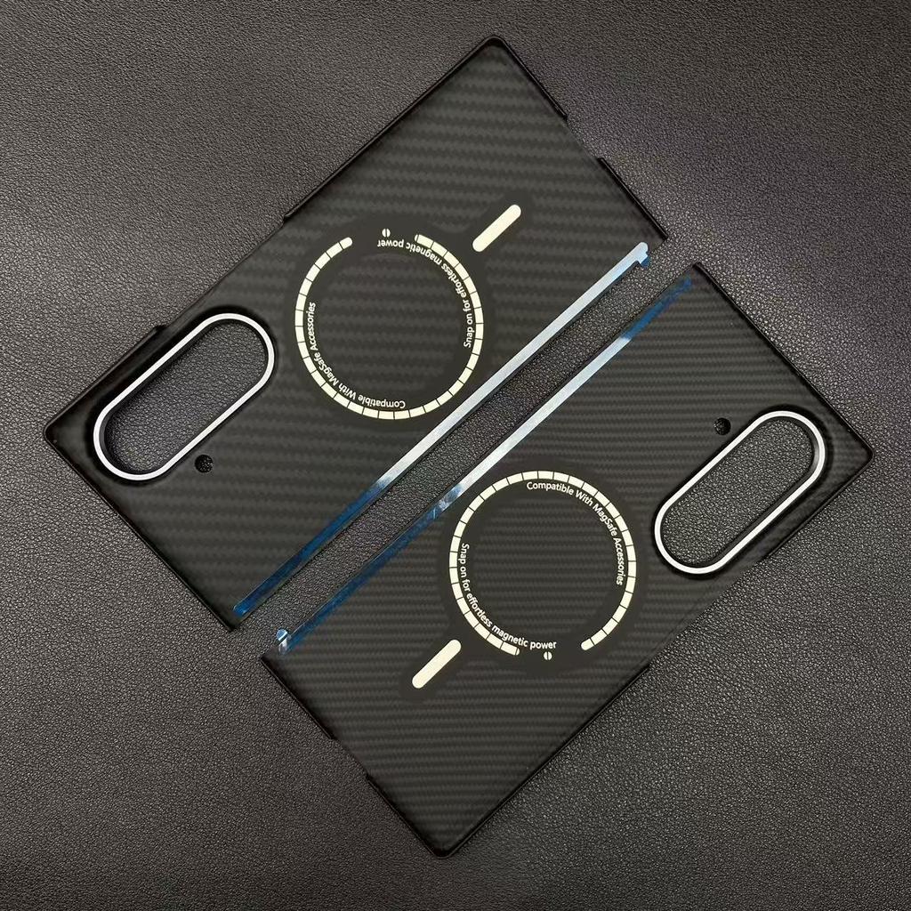 For Samsung Galaxy Z Fold8 Ultra Fold 8 Ultra Kevlar Case Dual Axial Protective Magnetic Carbon Fiber Anti-Drop Shockproof Cover