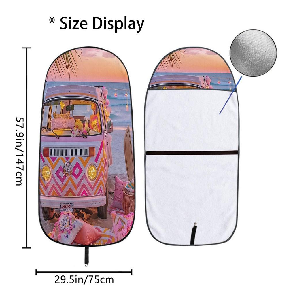 All-Season Universal Car Seat Towel Protector for Front Seats - Ideal for Gym and Exercise