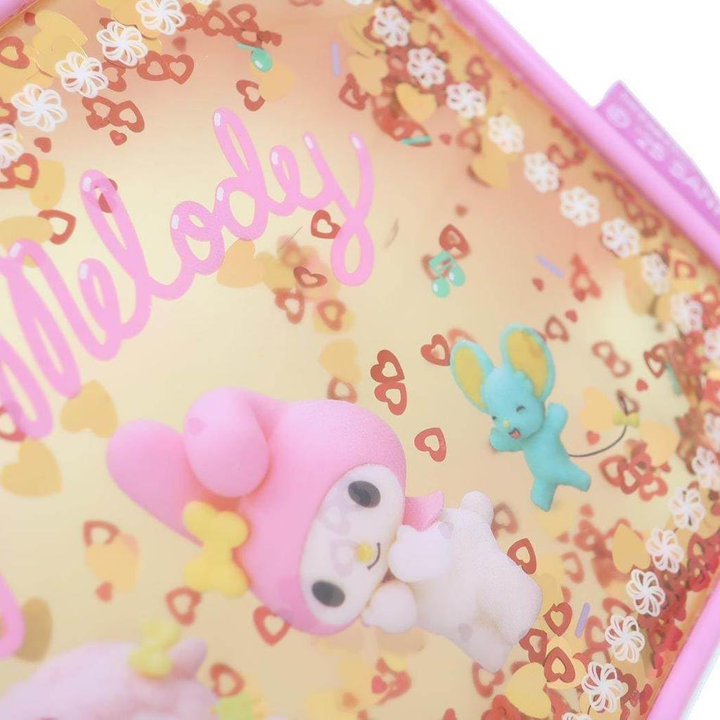 Marimo Craft My Melody Kuromi Netflix Shaka Shaka My W150 x H110 x D50mm & Pouch, Melody, Approx. (SRTZ-346)