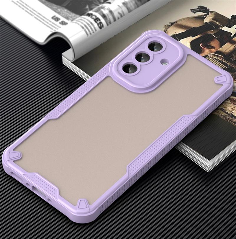 

Гибридный прочный защитный чехол для Samsung Galaxy A56 A36 A26 A16 5G A06 Чехол Противоударный Coque Fundas Capa Galaxy A56 5G фиолетовый