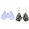 Resin Jewelry Molds Silicone Mold for Epoxy Resin Earring Making Supplies Resin Keychain Mold DIY Jewelry Silicone Mould