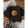 Funny Pancake Unisex Graphic T Shirt Women Unisex Quirky Food with Limbs Print Tee Harajuku Short Sleeve Casual Breakfast Top