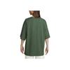 Nike Solid Color Embroidered Logo Loose Fit Round Neck Short Sleeve T-Shirt Men Tops Green FB9767-323