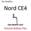 Power On Off Button Volume Switch Key Control Flex Cable Ribbon For OnePlus Nord CE 3 4 CE3 CE4 Lite N10 N20 SE N30 Repair Parts