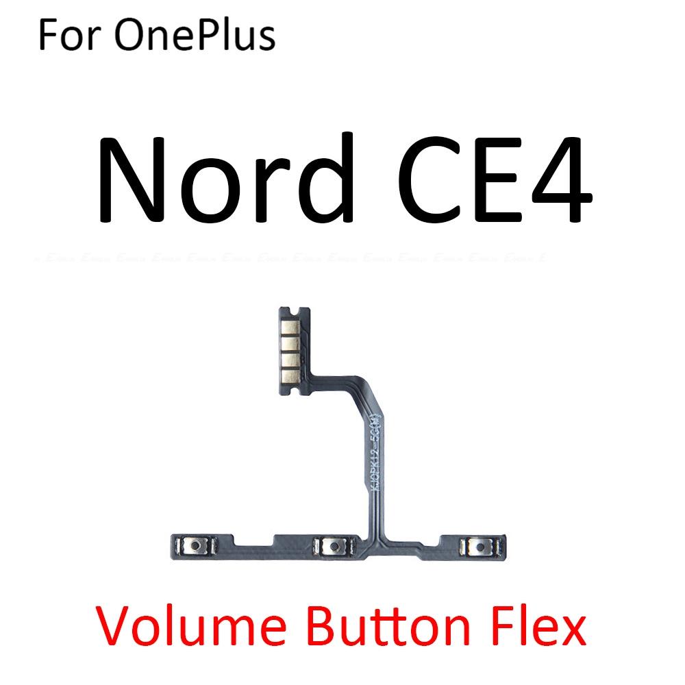 Power On Off Button Volume Switch Key Control Flex Cable Ribbon For OnePlus Nord CE 3 4 CE3 CE4 Lite N10 N20 SE N30 Repair Parts