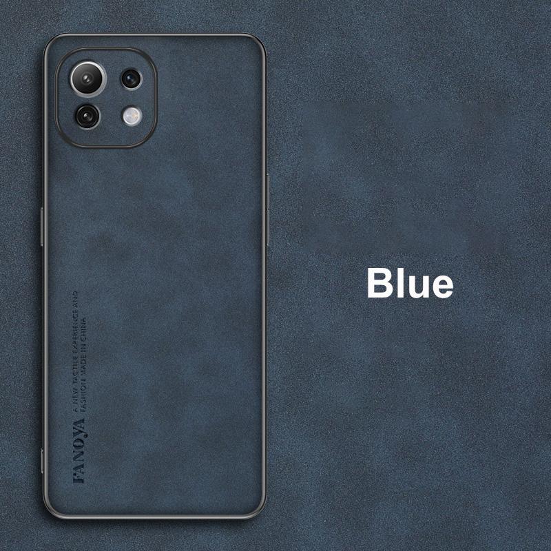 

Для Xiaomi Mi 11 Lite 5G NE Чехол Роскошный Чехол для телефона из ПУ кожи Для Xiaomi Mi 11i 11 Ultra 11T Pro Задняя крышка Силиконовая защита Mi 11T Pro синий