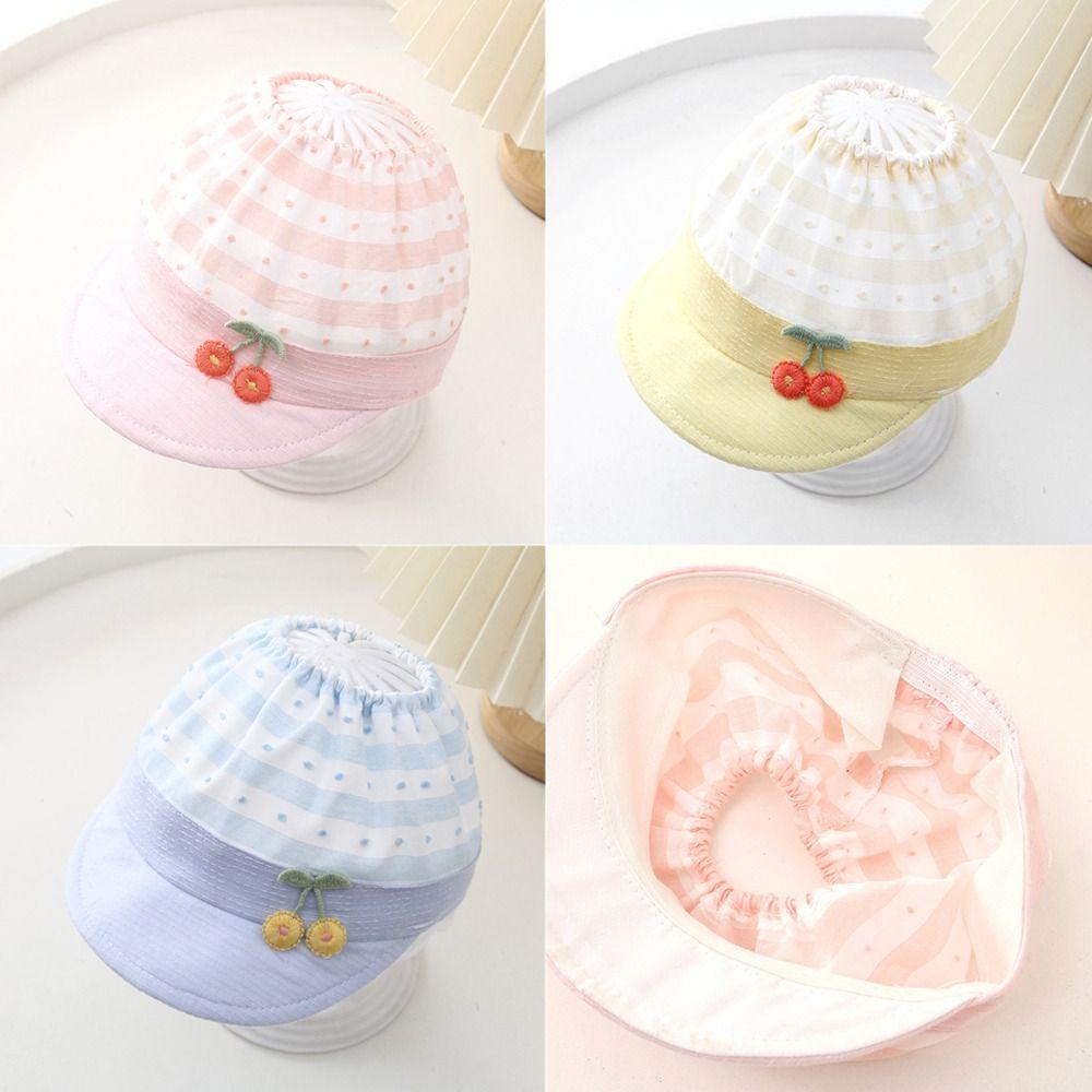 

UV Protection Baby Sun Cap Thin Breathable Duck Tongue Hat Casual Empty Top Hat Outdoor