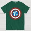 Pi Day Hero Shield Cotton Summer Casual Cool Loose T-Shirt