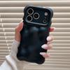 Matte Solid Color Purple 3D Bubble Pattern Phone Case For iPhone 17 Air 16 15 14 13 Pro Max Soft Shockproof Silicone Back Cover