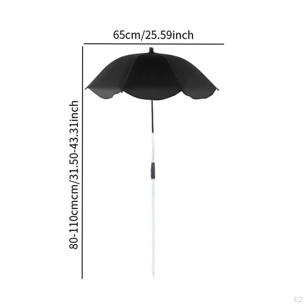 Outdoor Plant Umbrella Garden Lightweight Canopy Decorative Shade Cover Adjustable