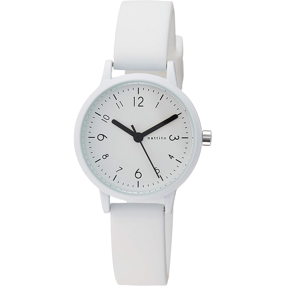 Fieldwork Analog Watch Small White Silicone Strap YM006-1 Women s