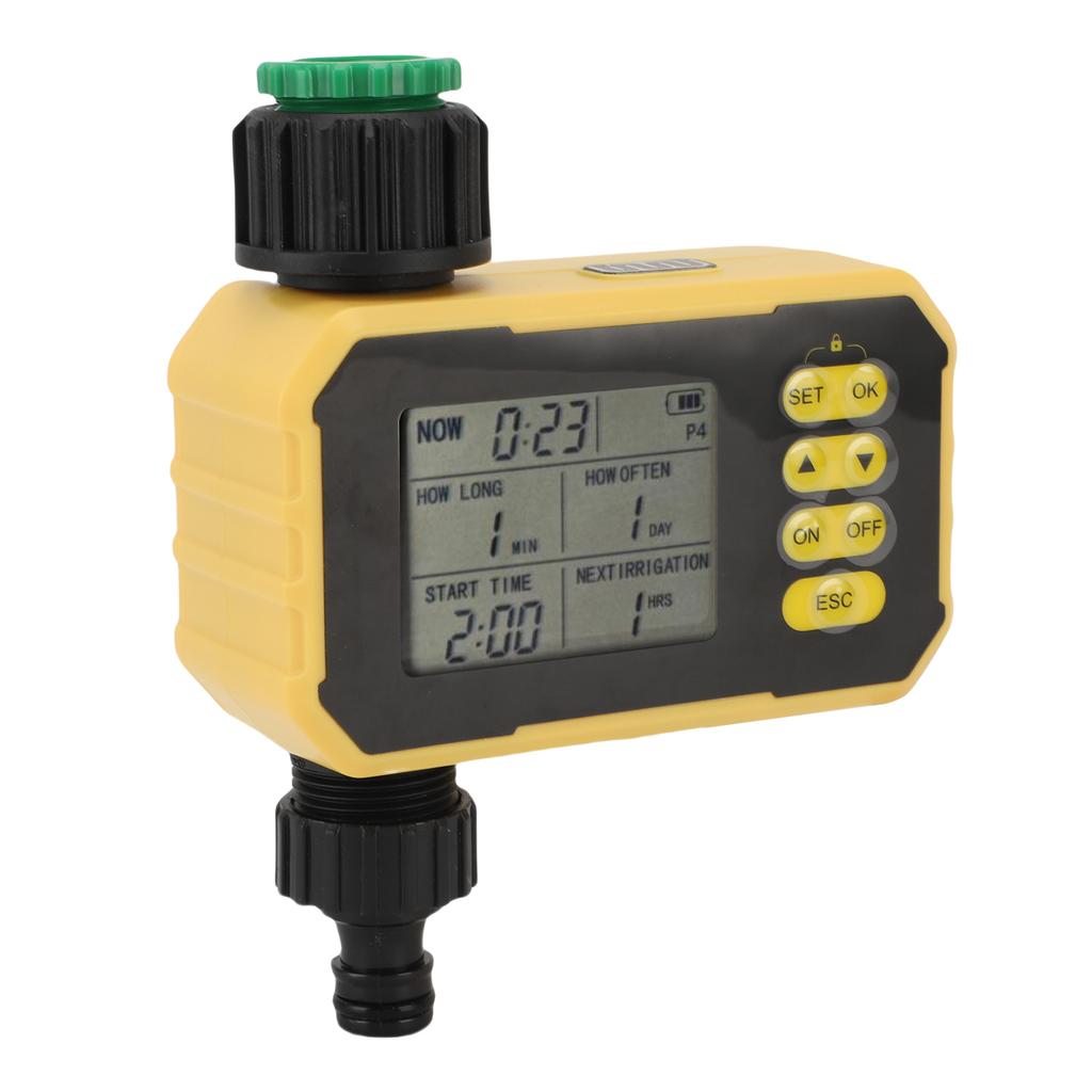 Solar Single Way Valve Sprinkler Timer Automatic Irrigation Watering Timer with Rain Sensor for