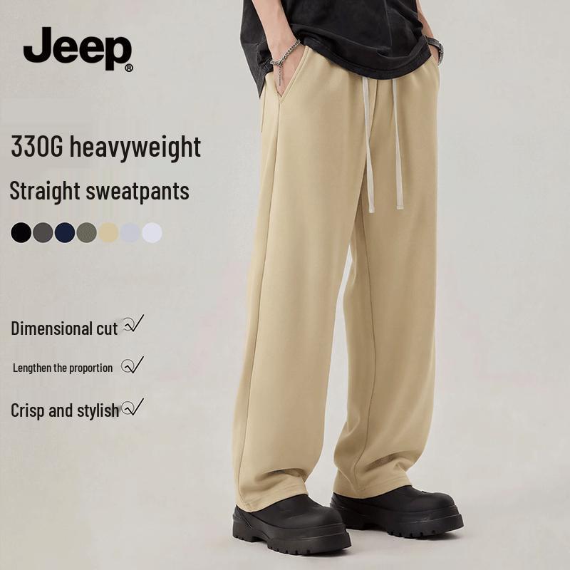 JEEP Men s Relaxed Fit Straight-Leg Casual Pants S