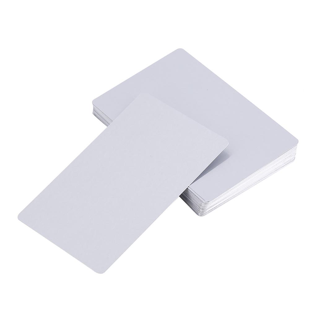 50 buc 5 culori Impresionante Blankuri Marcate Laser Gravate Metal Neted Cărți de Vizită de Afaceri