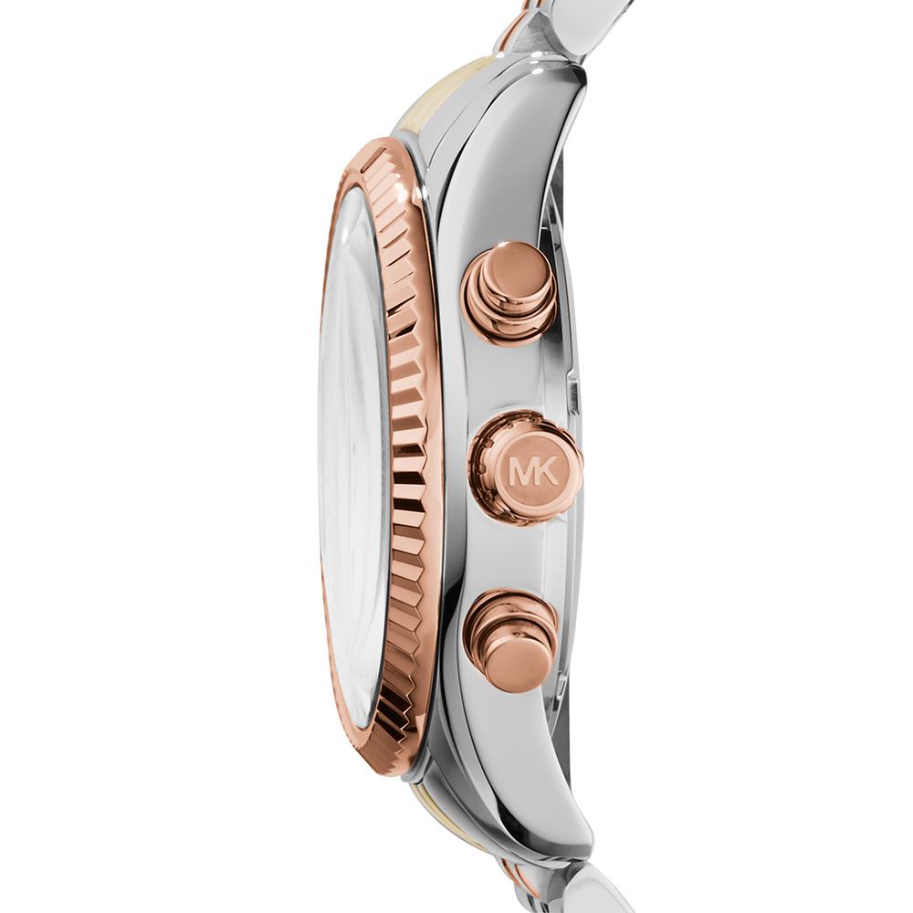 Michael Kors MK5735 Women's Watch Silver Strap White Dial 38mm + Box