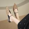 Flats Women Slippers Pointed Toe Fashion Shoes Slingback Dress Mules Shoes Summer 2026 New Elegant Sandals Femme Luxury Zapatos