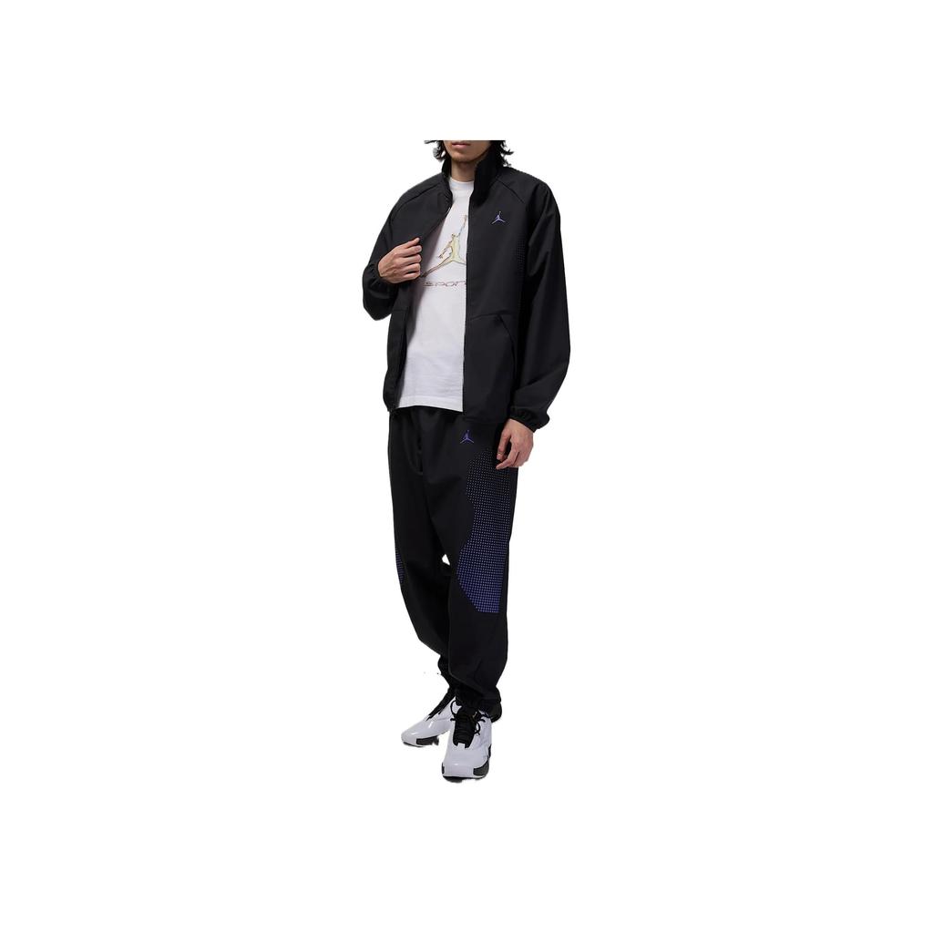 Jordan Sport Jam Comfortable Fashion Trendy Minimalist Solid Color Jacket Men jackets Black HF9885-013