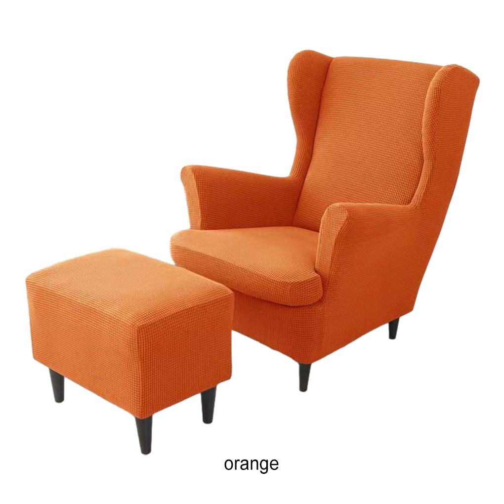 3piece Wingback Chair Soft And Comfortable Elastic For 3pieces Washable Arm Chair Cover Cover Clean And Chair Covers